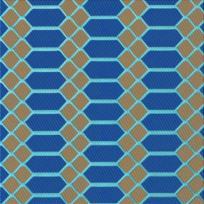 Round Machine Washable Transitional Azure Blue Rug, wshpat2369lblu