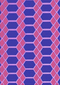 Machine Washable Transitional Purple Daffodil Purple Rug, wshpat2369pur