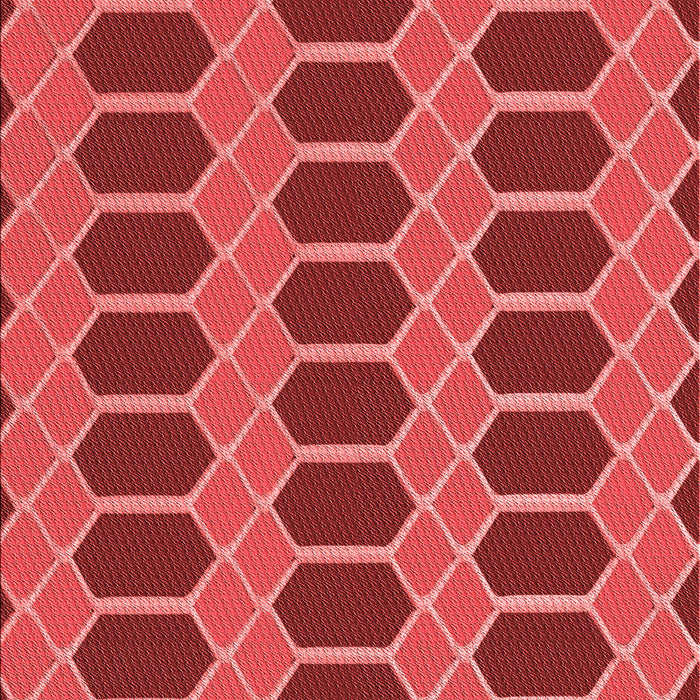 Patterned Red Rug, pat2369rd