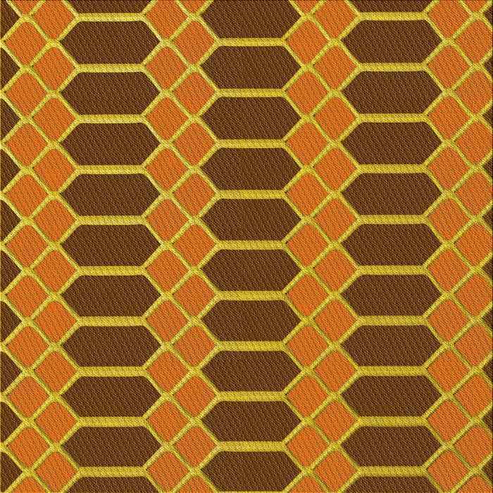 Round Machine Washable Transitional Tomato Red Rug, wshpat2369yw