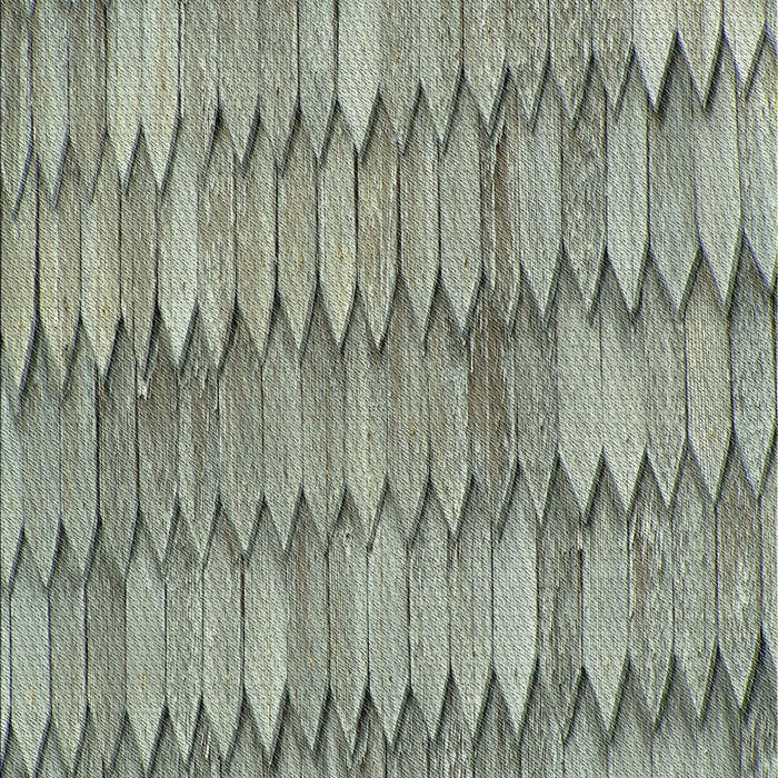 Patterned Dark Olive Green Novelty Rug, pat236