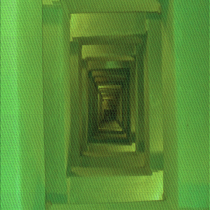 Patterned Green Rug, pat237grn