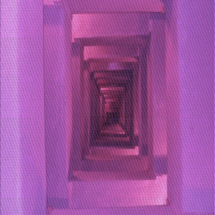 Machine Washable Transitional Bright Neon Pink Purple Rug, wshpat237pur