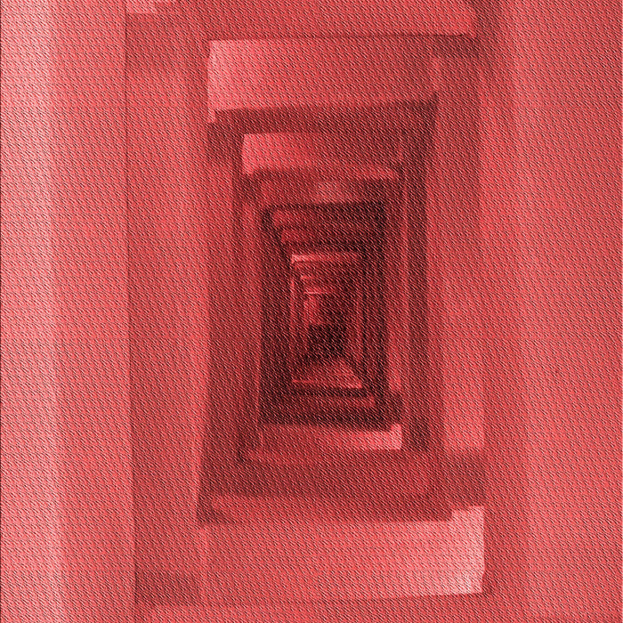 Patterned Red Rug, pat237rd