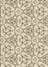 Patterned Moccasin Beige Rug, pat2370brn
