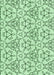 Patterned Mint Green Rug, pat2370grn