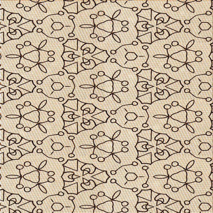 Round Machine Washable Transitional Copper Brown Rug, wshpat2370org