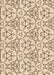 Patterned Copper Brown Rug, pat2370org