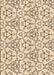 Machine Washable Transitional Copper Brown Rug, wshpat2370org