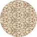 Square Machine Washable Transitional Copper Brown Rug in a Living Room, wshpat2370org