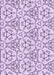 Patterned Lilac Purple Rug, pat2370pur