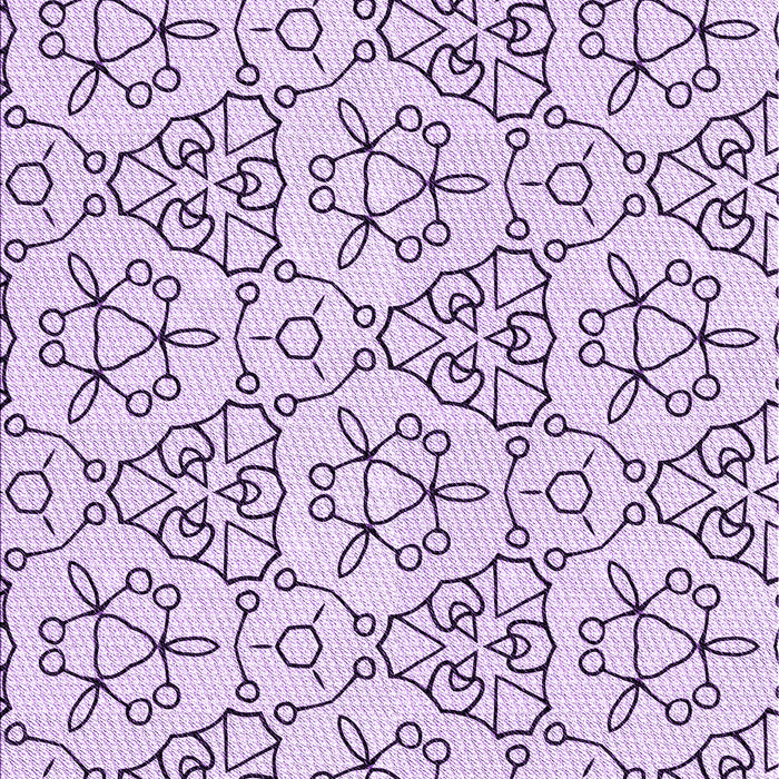 Patterned Lilac Purple Rug, pat2370pur