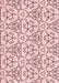 Patterned Pink Rug, pat2370rd