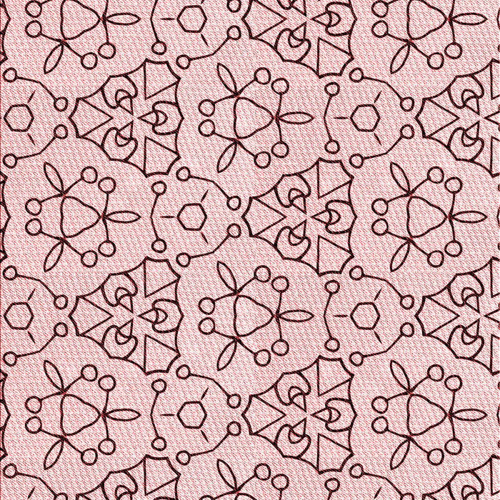 Machine Washable Transitional Pink Rug, wshpat2370rd