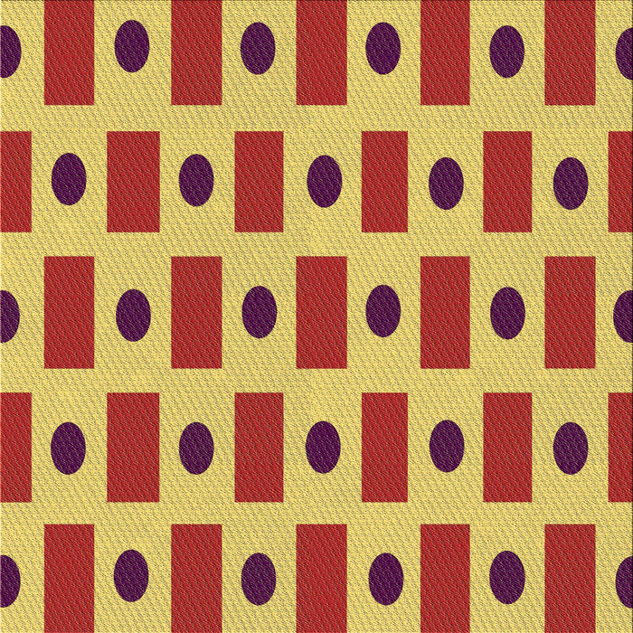 Round Patterned Bright Gold Yellow Rug, pat2371brn