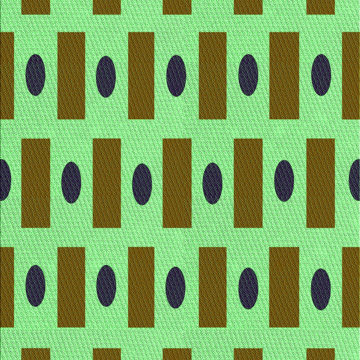 Machine Washable Transitional Green Rug, wshpat2371grn