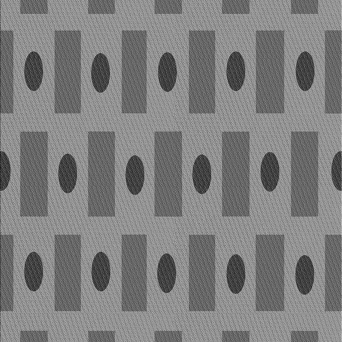 Machine Washable Transitional Carbon Gray Rug, wshpat2371gry