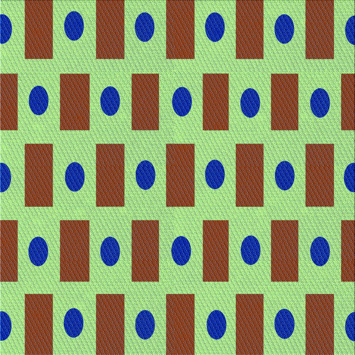 Round Patterned Yellow Green Rug, pat2371lblu