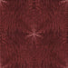 Round Patterned Red Rug, pat2372rd