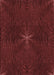 Machine Washable Transitional Red Rug, wshpat2372rd