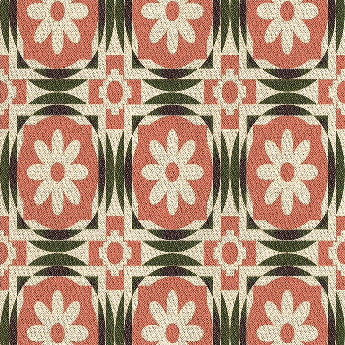 Patterned Mahogany Brown Rug, pat2373brn