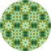 Square Machine Washable Transitional Light Green Rug in a Living Room, wshpat2373grn