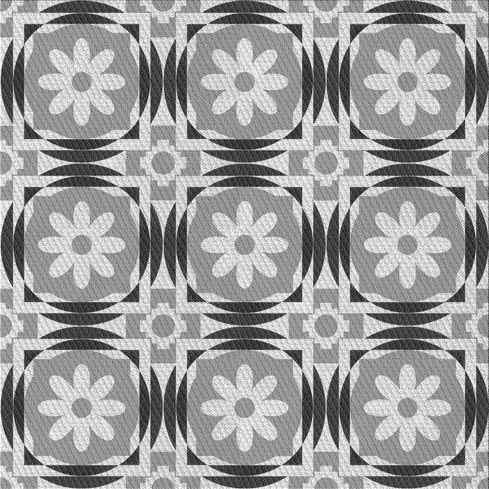 Round Machine Washable Transitional Gray Rug, wshpat2373gry