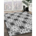 Patterned Gray Rug in Family Room, pat2373gry