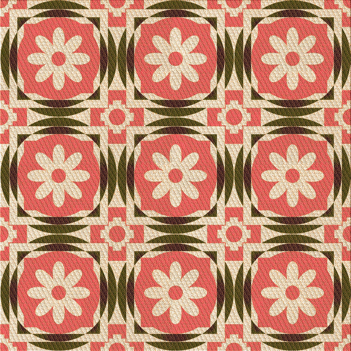 Round Machine Washable Transitional Red Rug, wshpat2373org