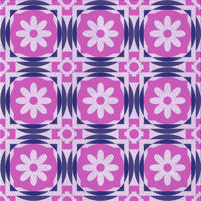 Round Machine Washable Transitional Dark Orchid Purple Rug, wshpat2373pur