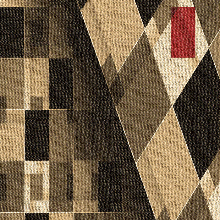 Patterned Bronze Brown Rug, pat2374brn