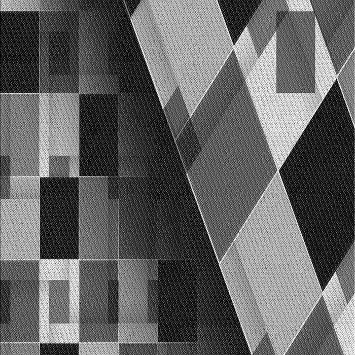 Machine Washable Transitional Charcoal Black Rug, wshpat2374gry