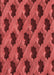 Patterned Red Rug, pat2375rd