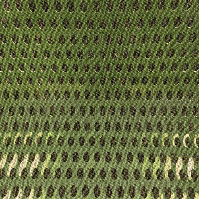 Patterned Green Rug, pat2376brn