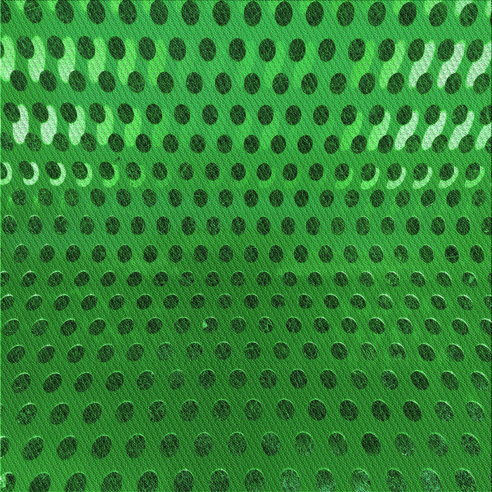 Round Patterned Green Rug, pat2376grn