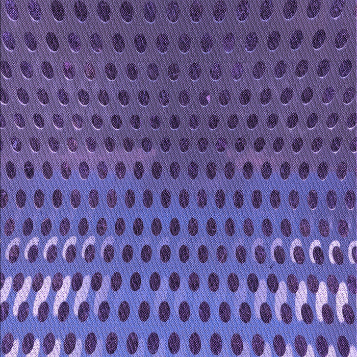 Patterned Medium Slate Blue Rug, pat2376pur