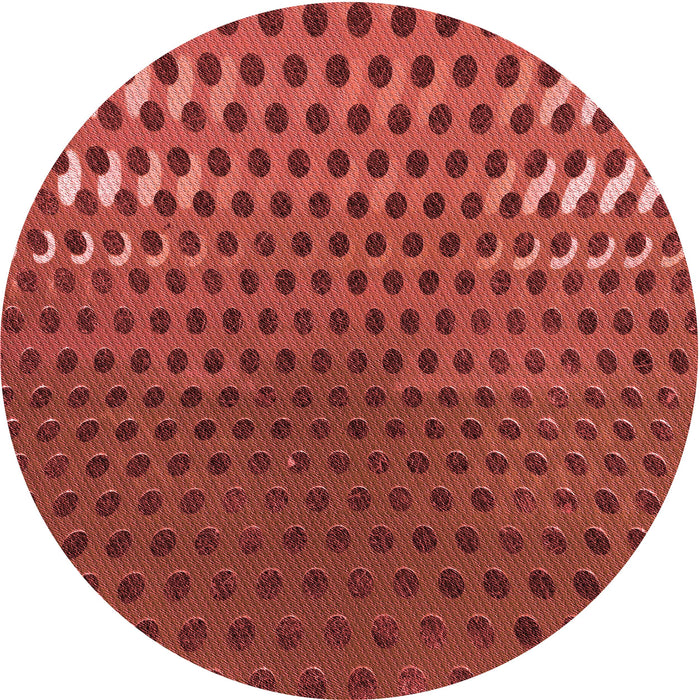 Square Patterned Red Rug, pat2376rd