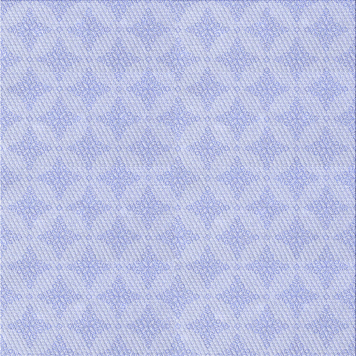 Round Patterned Blue Rug, pat2377blu