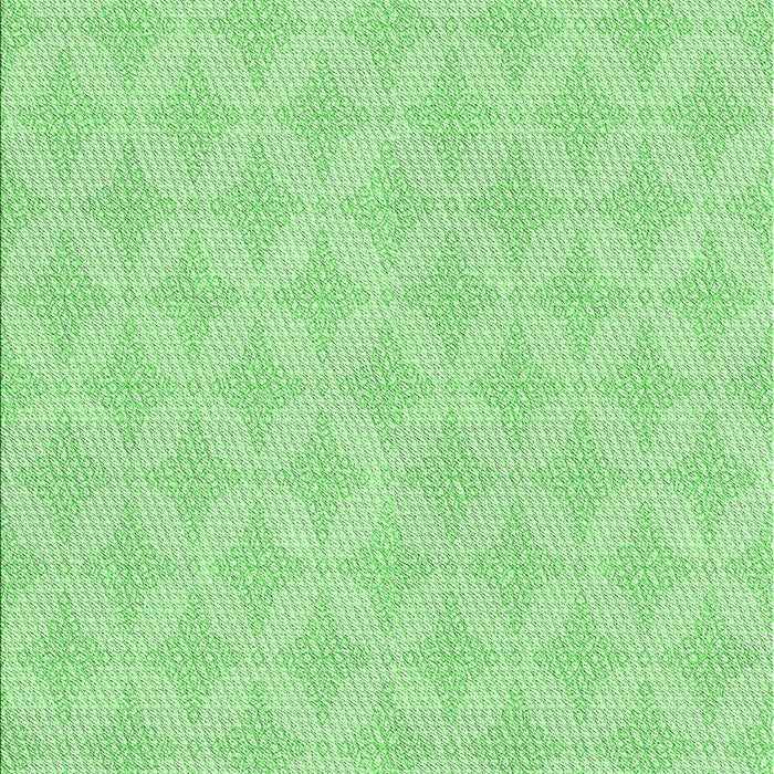 Machine Washable Transitional Green Rug, wshpat2377grn