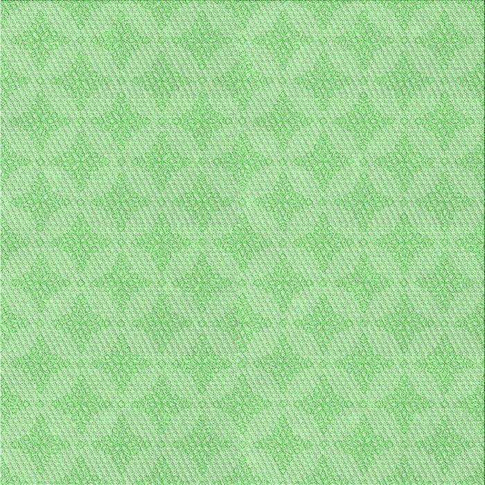 Round Patterned Green Rug, pat2377grn