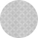 Square Patterned Platinum Gray Rug, pat2377gry