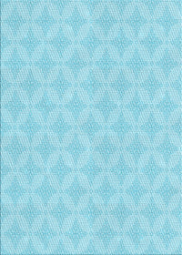 Machine Washable Transitional Diamond Blue Rug, wshpat2377lblu