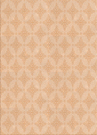 Machine Washable Transitional Deep Peach Orange Rug, wshpat2377org