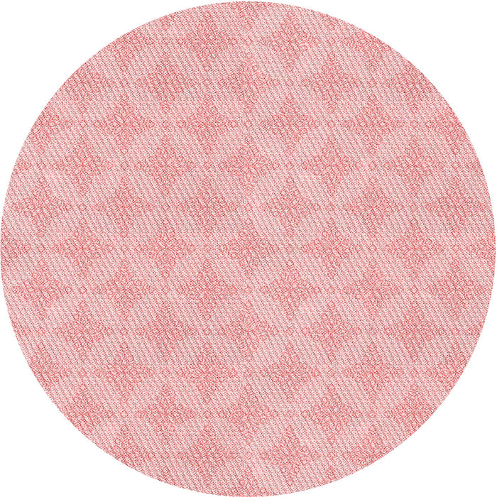 Square Machine Washable Transitional Pink Rug in a Living Room, wshpat2377rd