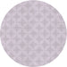 Sideview of Patterned Lavender Purple Novelty Rug, pat2377