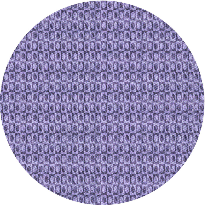 Square Machine Washable Transitional Deep Periwinkle Purple Rug in a Living Room, wshpat2378blu