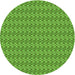 Square Patterned Green Rug, pat2378grn