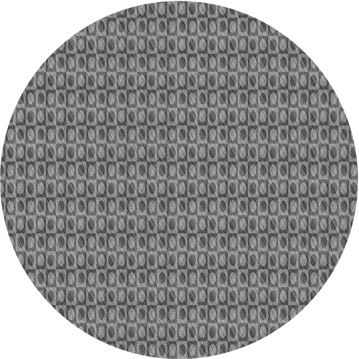 Square Patterned Gray Rug, pat2378gry