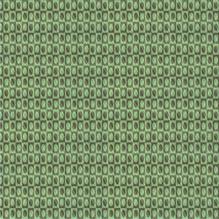 Round Patterned Green Peas Green Rug, pat2378lblu