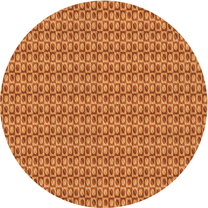 Square Patterned Red Rug, pat2378org